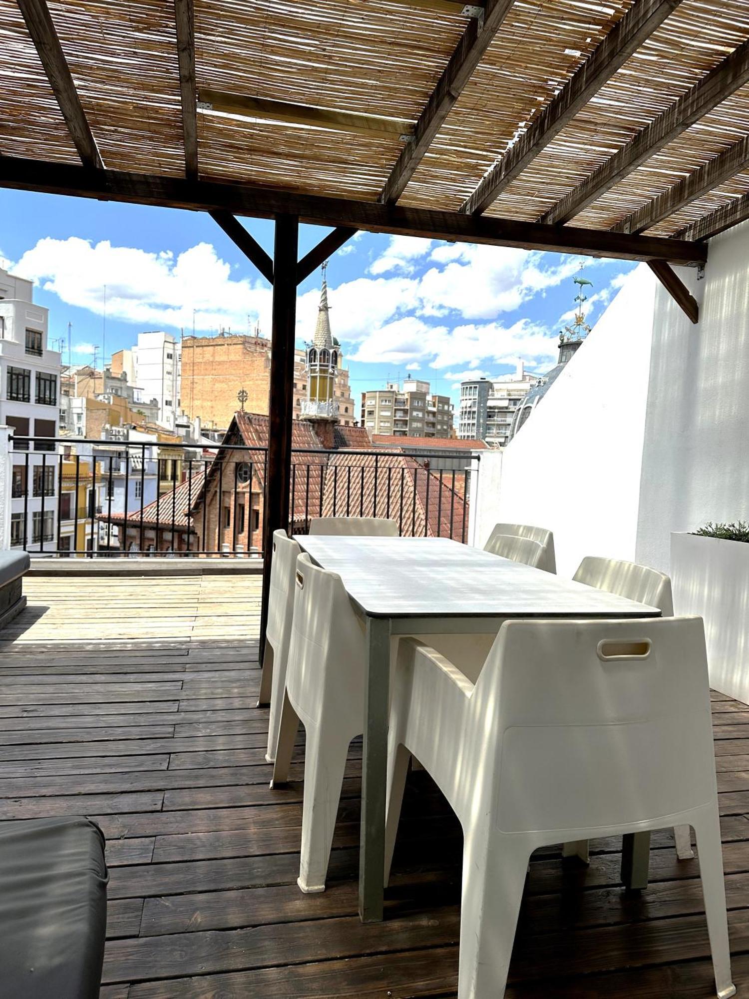 Mercado Central Suites Valencia Bagian luar foto